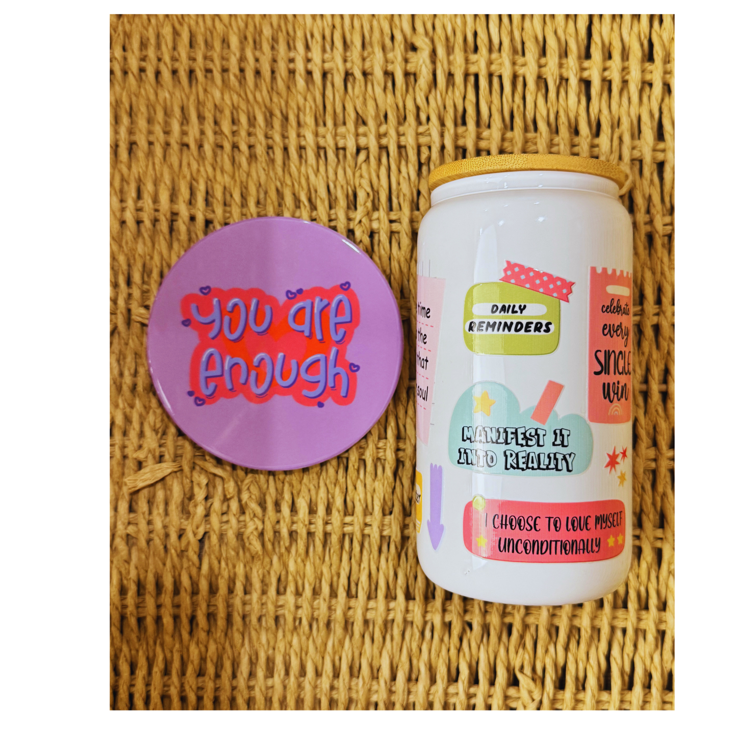 Oops Set: Tumbler & Coaster with Minor Imperfections