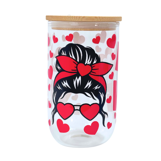 18 oz Glass Tumbler – Durable & Stylish Drinking Cup