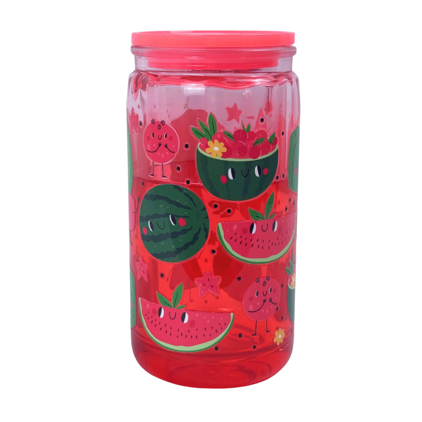 16 oz Double Wall Plastic Tumbler – Reusable & Insulated
