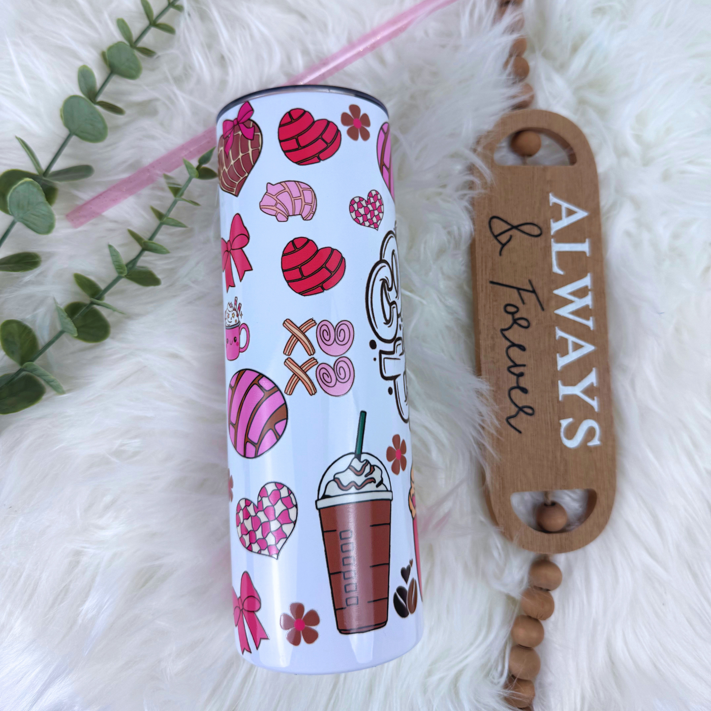 20 oz Skinny Stainless Steel Tumbler – Double Wall & Insulated