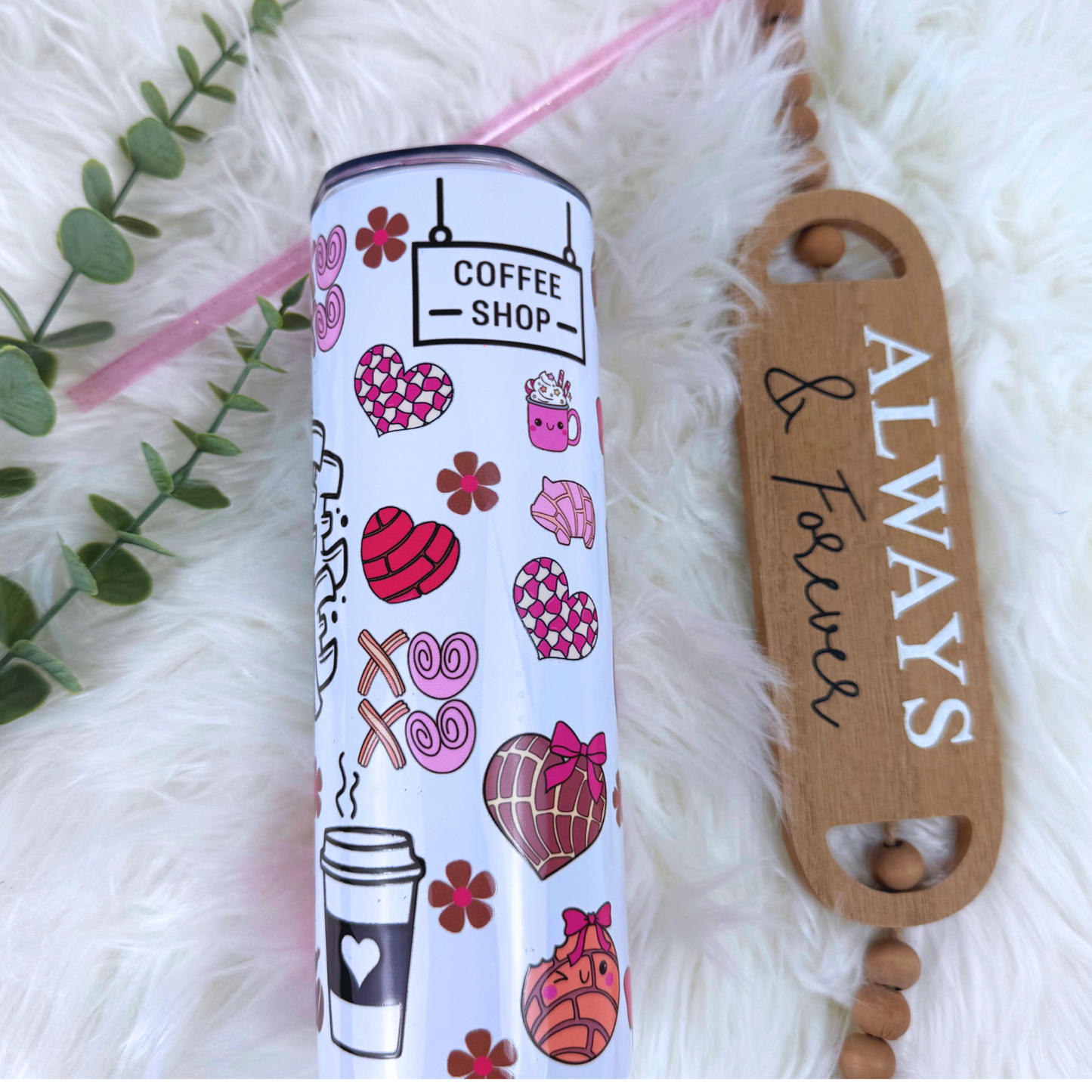 20 oz Skinny Stainless Steel Tumbler – Double Wall & Insulated