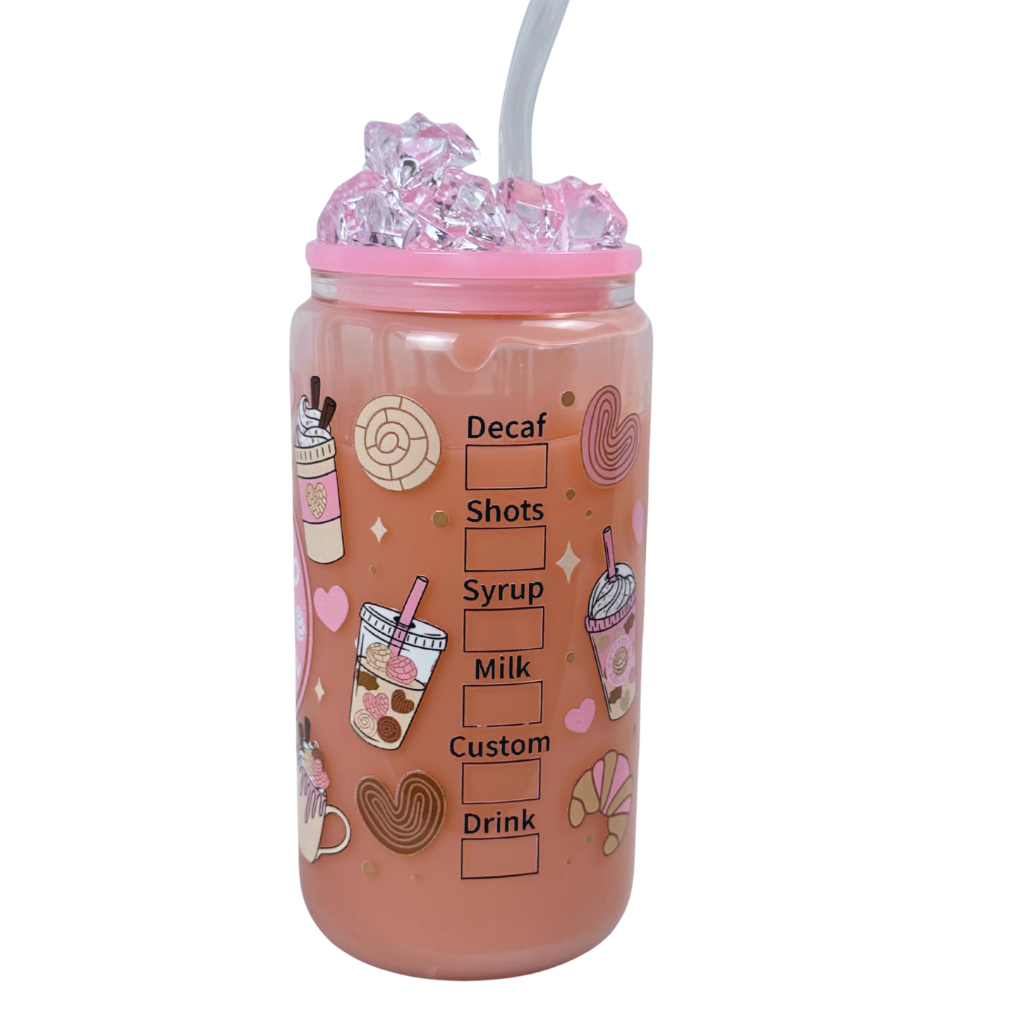 16 oz Double Wall Glass Tumbler – Insulated & Stylish Drinking Cup
