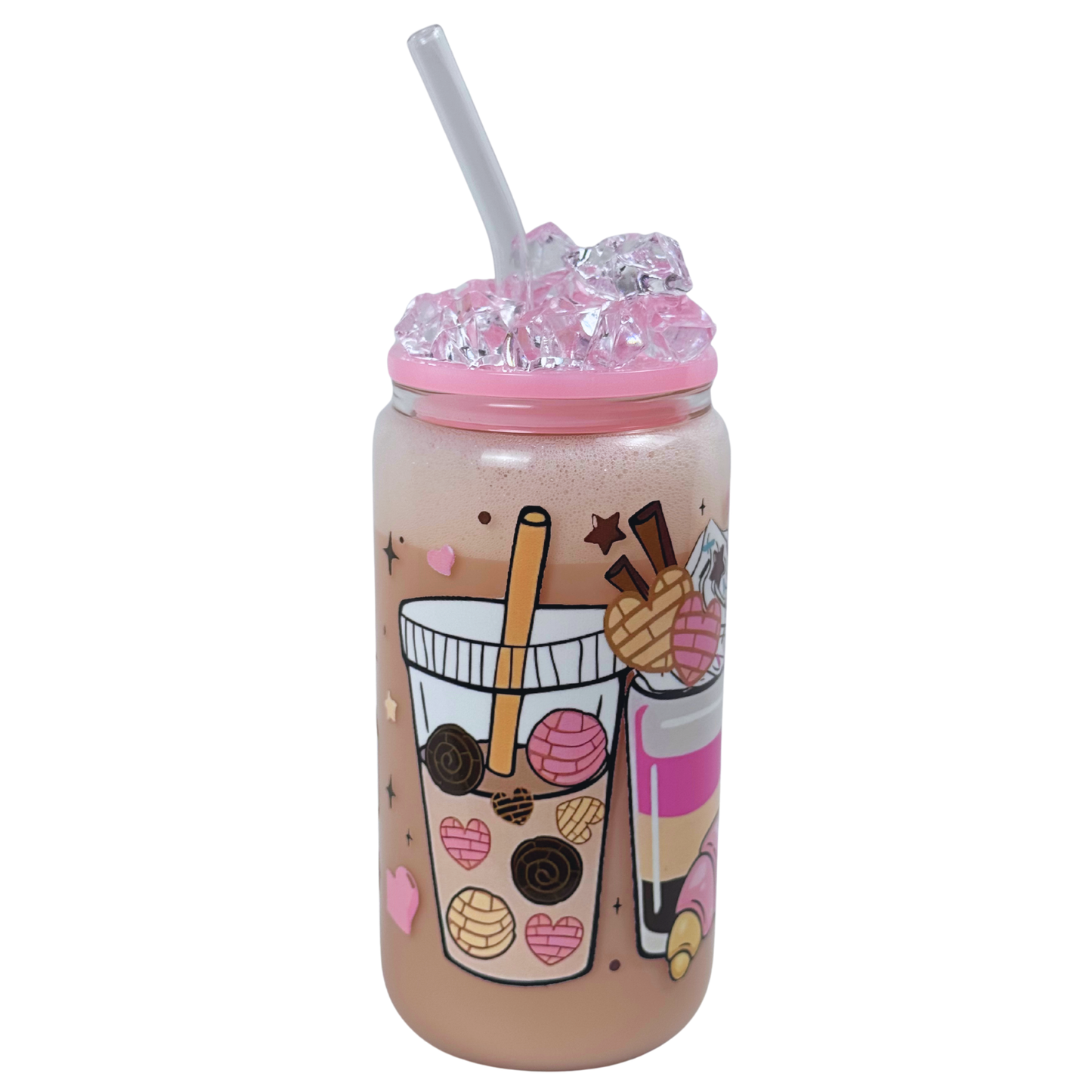 16 oz Double Wall Glass Tumbler – Insulated & Stylish Drinking Cup