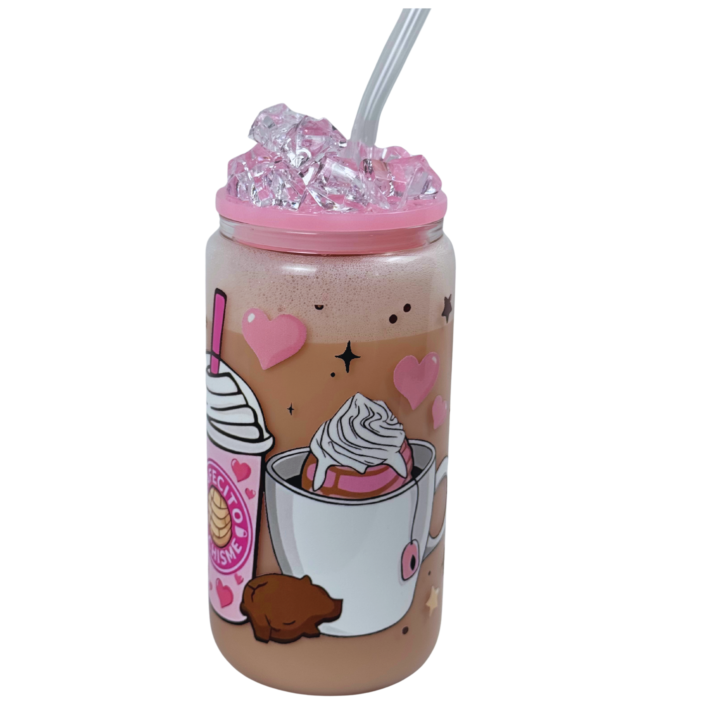 16 oz Double Wall Glass Tumbler – Insulated & Stylish Drinking Cup