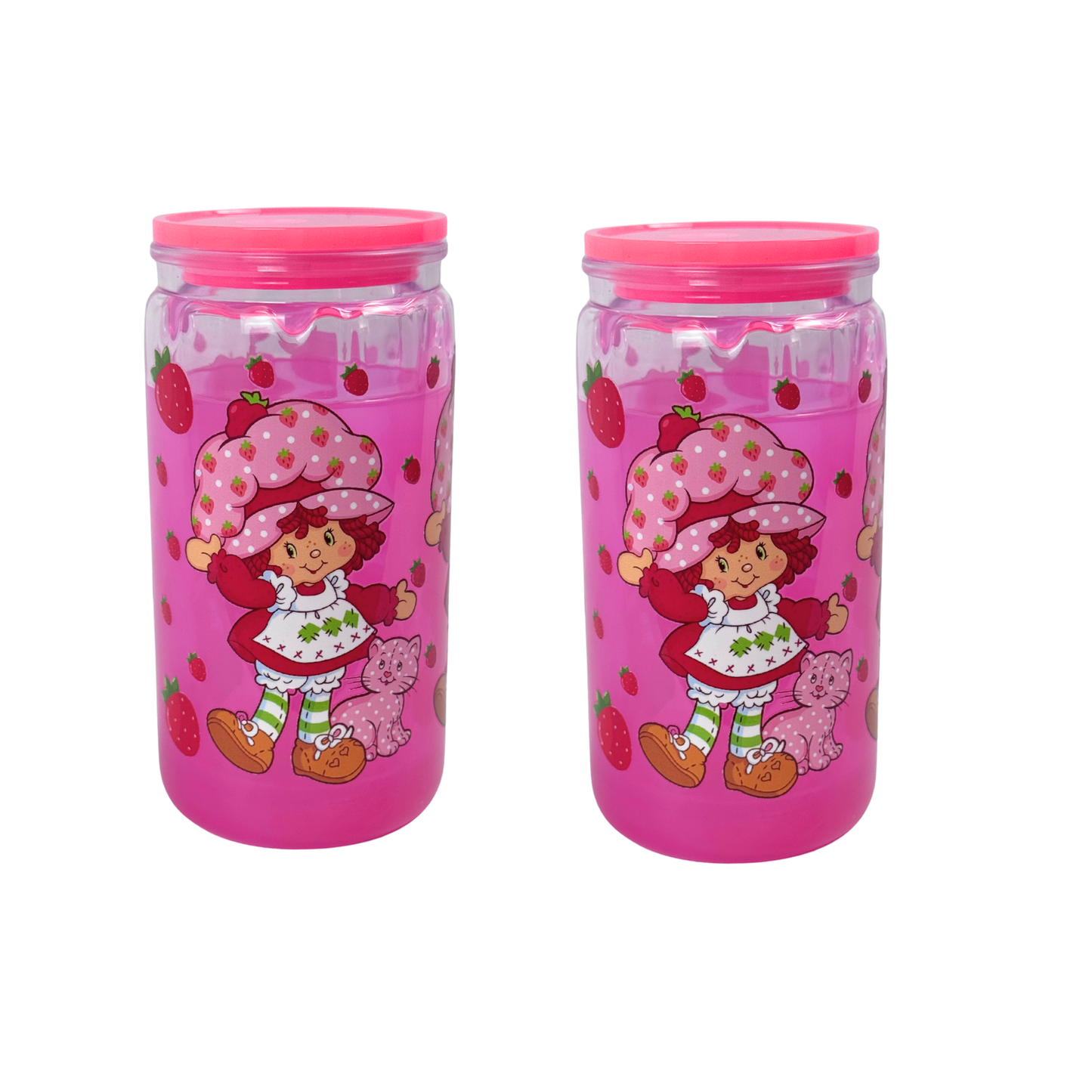 16 oz Double Wall Plastic Tumbler – Reusable & Insulated