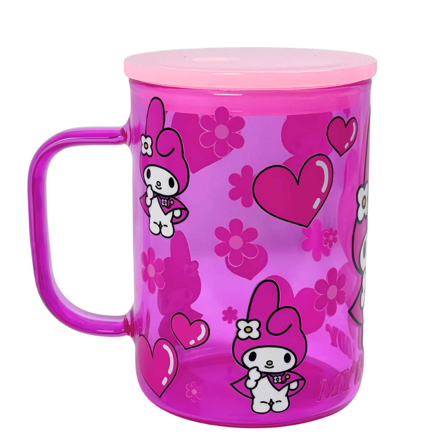 17 oz Glass Mug with Handle – Durable & Stylish Drinking Cup