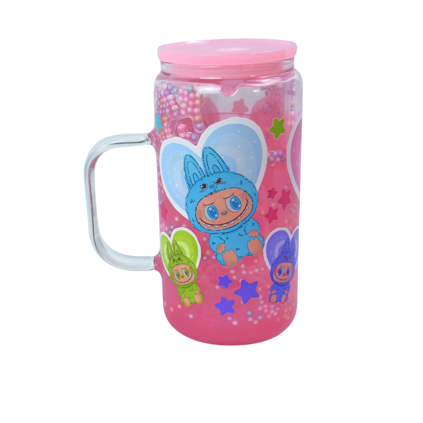 16 oz Double Wall Glass Tumbler – Insulated & Stylish Drinking Cup