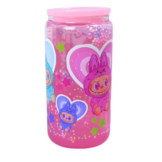 16 oz Double Wall Glass Tumbler – Insulated & Stylish Drinking Cup