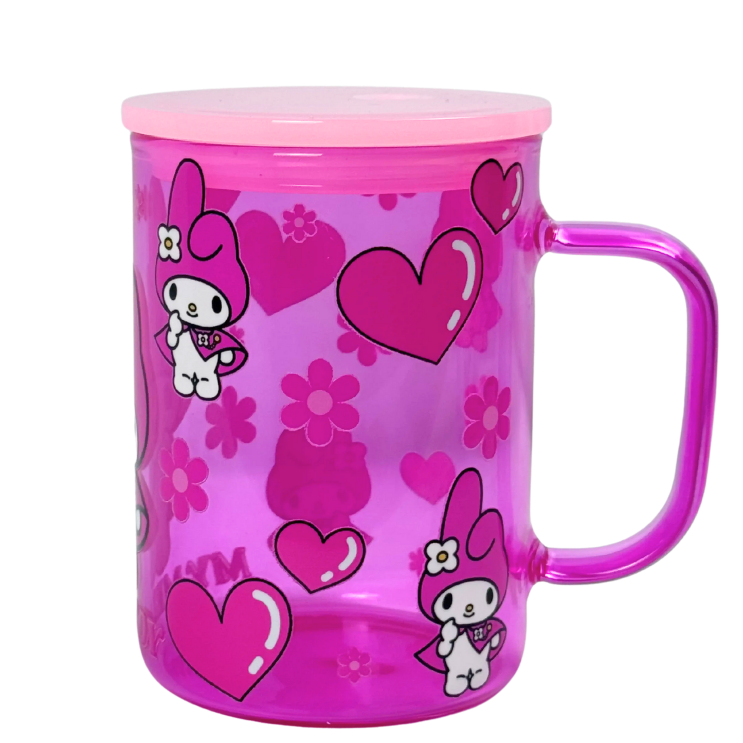 17 oz Glass Mug with Handle – Durable & Stylish Drinking Cup
