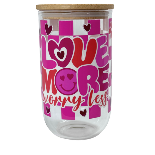 18 oz Glass Tumbler – Durable & Stylish Drinking Cup