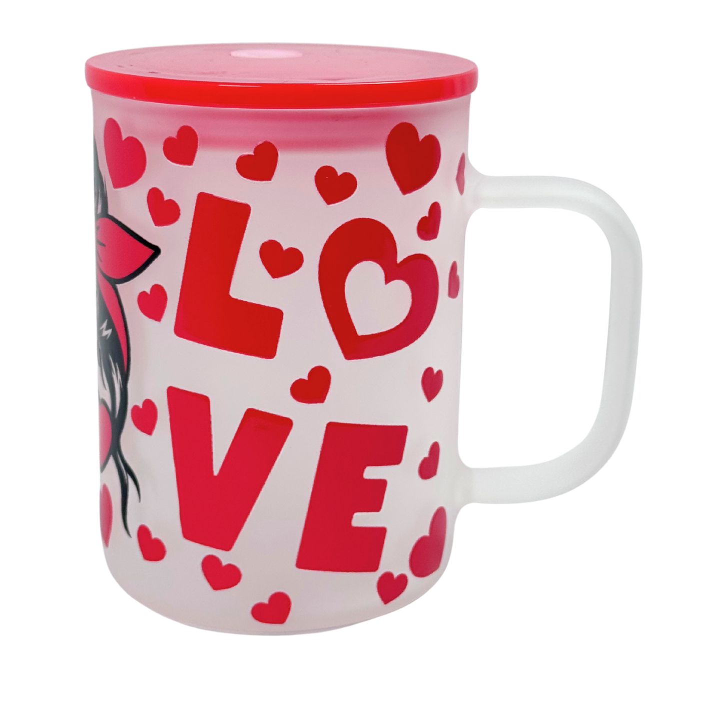 17 oz Glass Mug with Handle – Durable & Stylish Drinking Cup