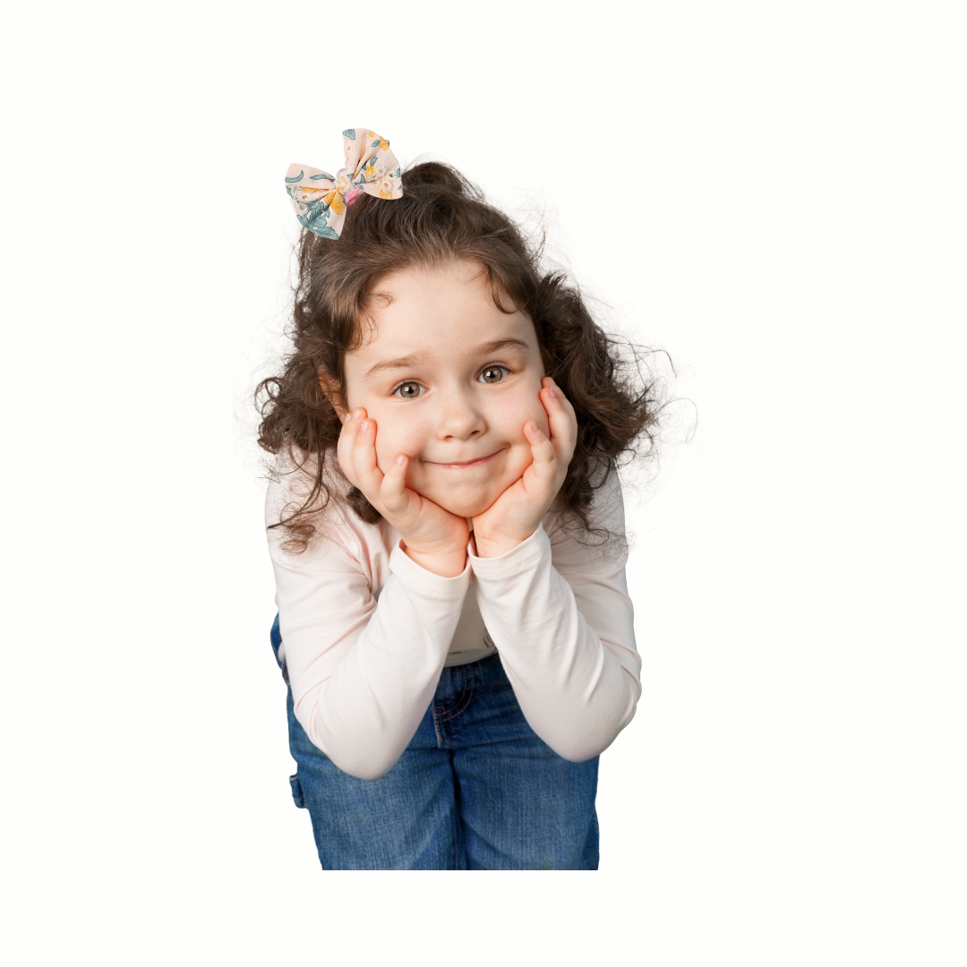 10pcs Cute Lady Hair Clip, Bow Fabric Print Hair Accessories For Baby Girls