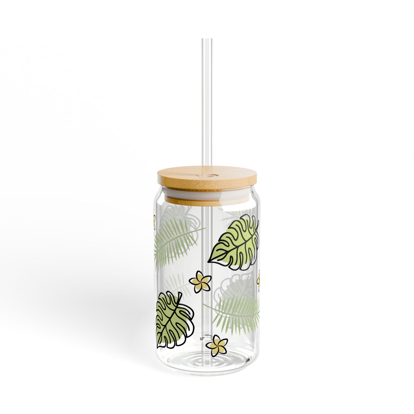 Tumbler with Lid & Straw – Cute Design Iced Coffee 16 oz, Smoothie Cup, Clear Coffee Mug – Perfect Gift for Moms, Birthdays & Holidays,Christmas