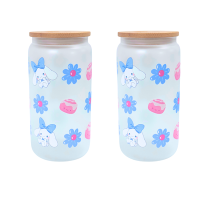 16 oz Glass Tumbler – Durable & Stylish Drinking Cup