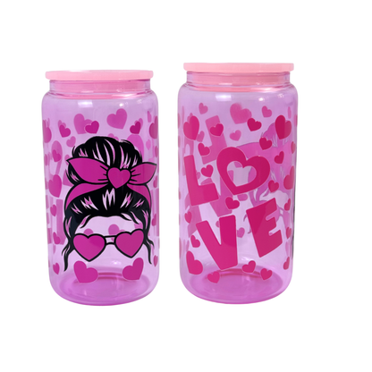16 oz Glass Tumbler – Durable & Stylish Drinking Cup