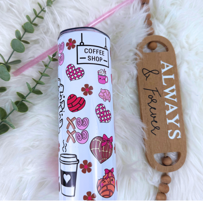 20 oz Skinny Stainless Steel Tumbler – Double Wall & Insulated