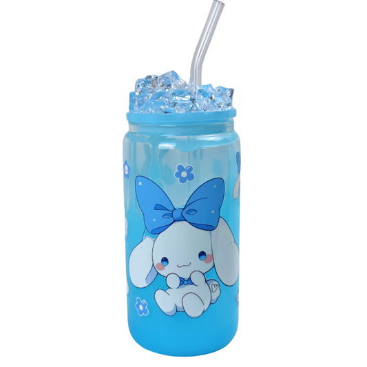 16 oz Double Wall Glass Tumbler – Insulated & Stylish Drinking Cup