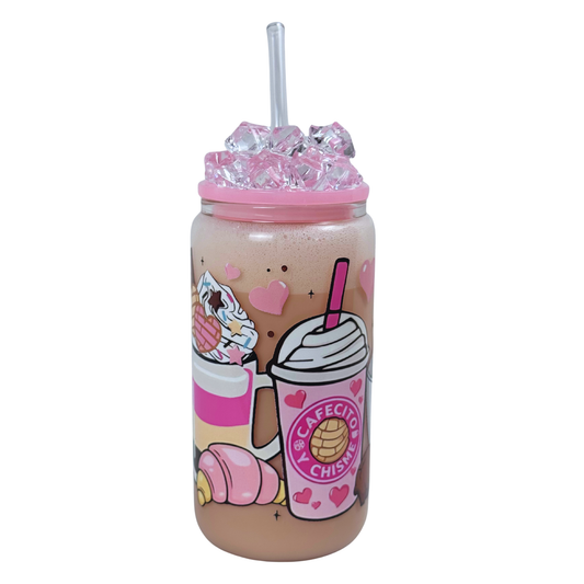 16 oz Double Wall Glass Tumbler – Insulated & Stylish Drinking Cup