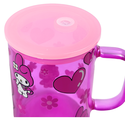 17 oz Glass Mug with Handle – Durable & Stylish Drinking Cup