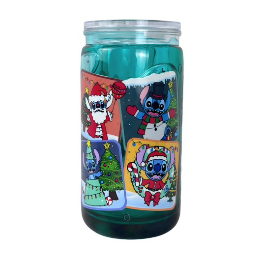 16 oz Double Wall Plastic Tumbler – Reusable & Insulated