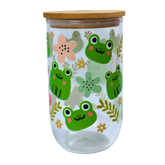 18 oz Glass Tumbler – Durable & Stylish Drinking Cup