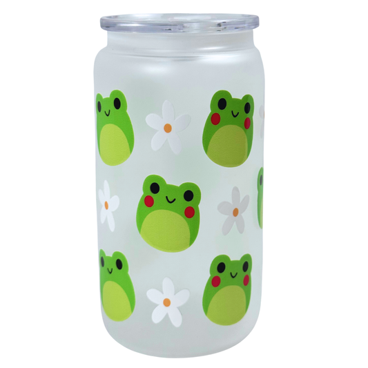 16 oz Glass Tumbler – Durable & Stylish Drinking Cup