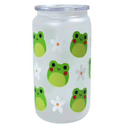 16 oz Glass Tumbler – Durable & Stylish Drinking Cup